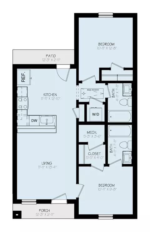 Floorplan - 5519 Smith St, Lubbock, TX 79416 photo 1 of 1