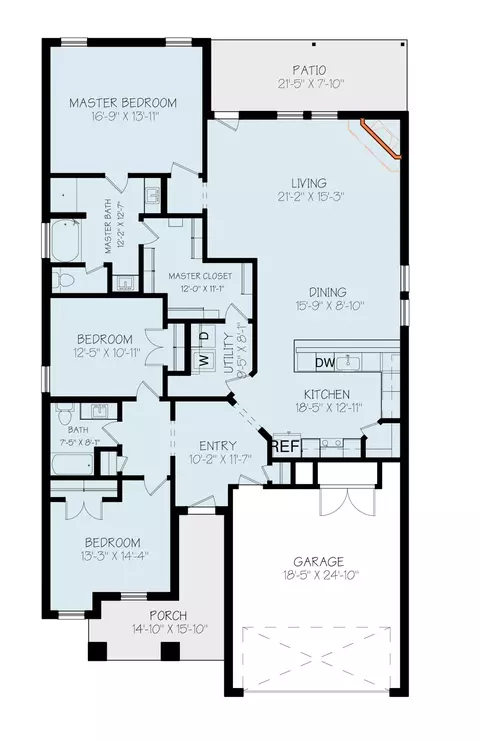 Floorplan - 15414 Grover Ave, Lubbock, TX 79424 photo 1 of 1