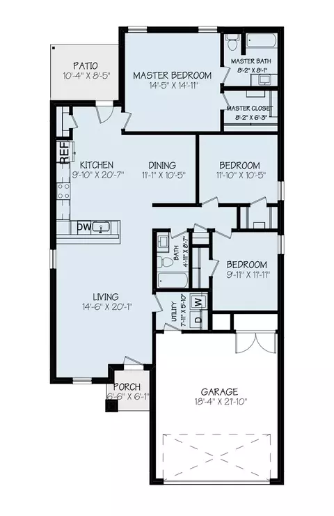 Floorplan - 5629 Smith St, Lubbock, TX 79416 photo 1 of 1