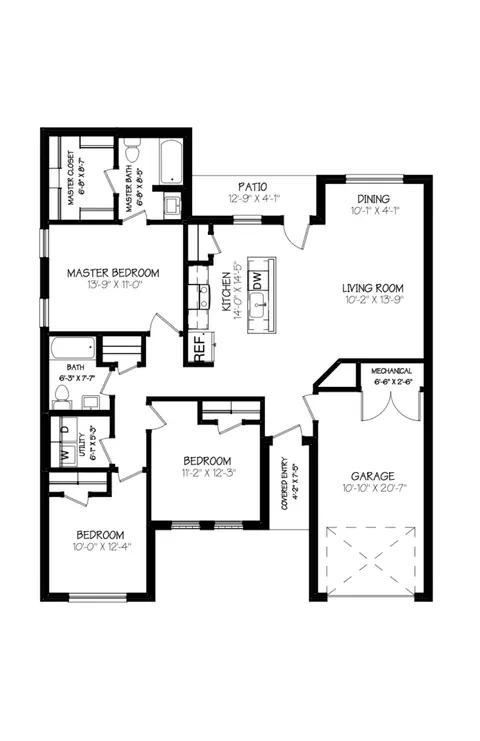 Floorplan - 5901 154th Pl, Lubbock, TX 79424 photo 1 of 1