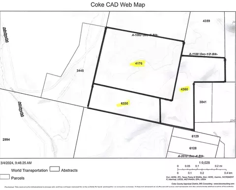 0000 Arledge Rd, Robert Lee, TX 76945