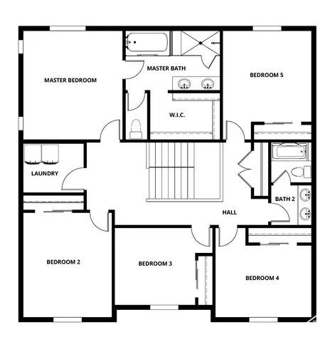 Floorplan - 7075 Three Warriors Way N, Eagle Mountain, UT 84005 photo 2 of 3