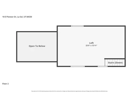 Floorplan - 10 Pioneer Dr, Moab, UT 84532 photo 2 of 2