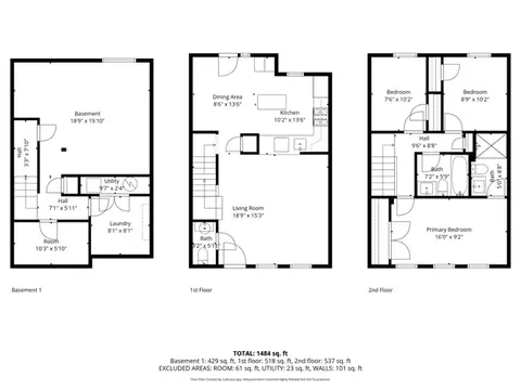 Floorplan - 4778 S Huntly Dr, Murray, UT 84107 photo 1 of 4