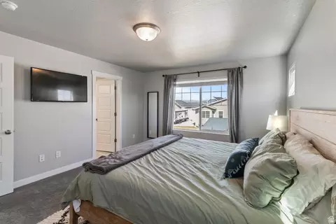 Bedroom - 1395 E Kelsey Dr, Eagle Mountain, UT 84005 photo 3 of 5