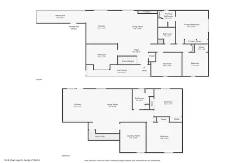Floorplan - 748 E Silver Sage Dr, Sandy, UT 84094 photo 3 of 3