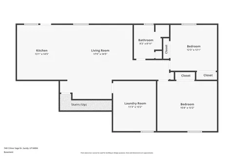 Floorplan - 748 E Silver Sage Dr, Sandy, UT 84094 photo 1 of 3