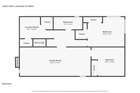 Floorplan - 1058 S 1075 E, Clearfield, UT 84015 photo 2 of 3