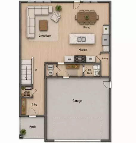 Floorplan - 1077 N Summit View Dr W, Harrisville, UT 84404 photo 1 of 1