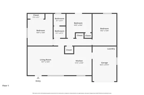 Floorplan - 756 E Carnation Dr S, Sandy, UT 84094 photo 1 of 1
