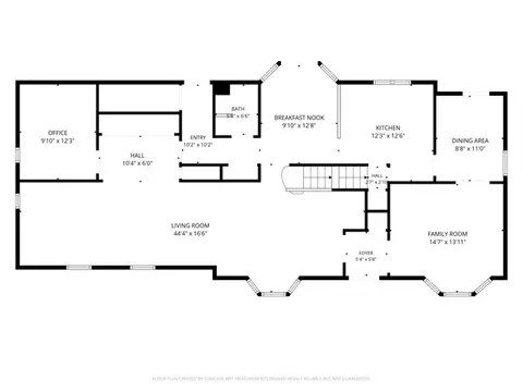 Floorplan - 1398 N Oakridge Dr, Centerville, UT 84014 photo 3 of 4