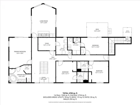 Floorplan - 481 E Teancum Rd, Daniel, UT 84032 photo 2 of 6