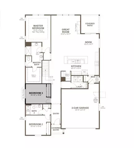 Floorplan - 5455 N Saddle Stone Cir #529, Eagle Mountain, UT 84005 photo 1 of 2