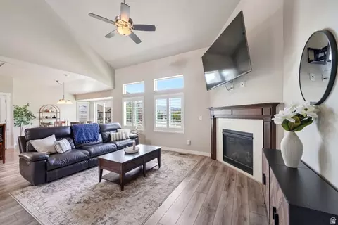 Living - 1576 E Lowe Peak Dr, Eagle Mountain, UT 84005 photo 2 of 2