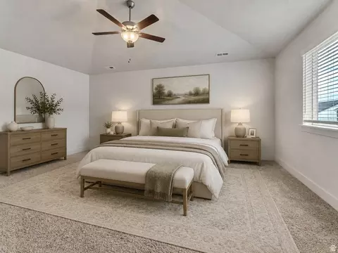 Bedroom - 4572 E Flower Pt, Eagle Mountain, UT 84005 photo 9 of 11
