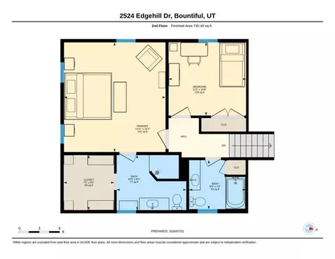 Floorplan - 2524 S Edgehill Dr, Bountiful, UT 84010 photo 3 of 3
