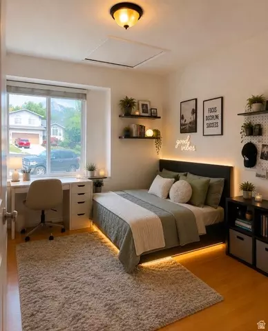Bedroom - 4624 S Quiet Cir, Murray, UT 84107 photo 7 of 12