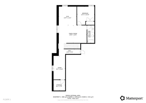 Floorplan - 7772 S Rustic Pine Cv, Midvale, UT 84047 photo 2 of 3