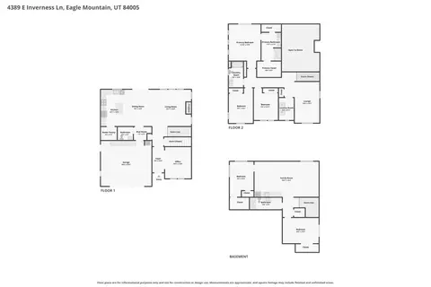 Floorplan - 4389 E Inverness Ln, Eagle Mountain, UT 84005 photo 1 of 1