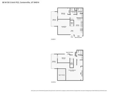 Floorplan - 88 W 50 S #P22, Centerville, UT 84014 photo 1 of 1
