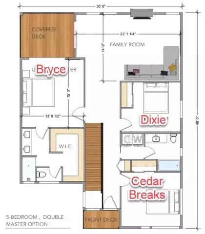 Floorplan - 846 E Steam Engine Dr, Brian Head, UT 84719 photo 2 of 2
