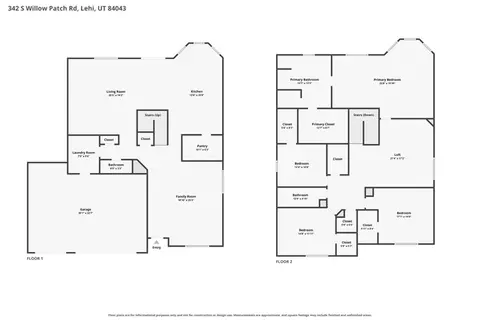 Floorplan - 342 S Willow Patch Rd, Lehi, UT 84043 photo 1 of 1