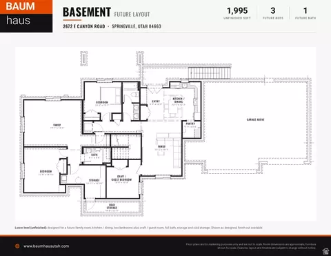 Floorplan - 2672 E Canyon Rd, Springville, UT 84663 photo 7 of 7