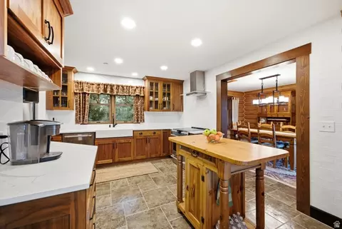 Kitchen - 12465 Bone Rd, Kamas, UT 84036 photo 5 of 6