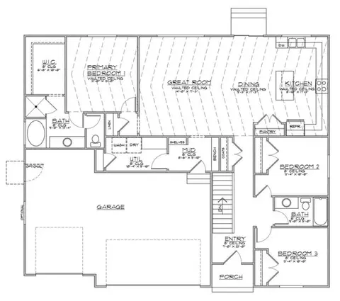 Floorplan - 2365 E Morning Glory Way, Eagle Mountain, UT 84005 photo 1 of 2