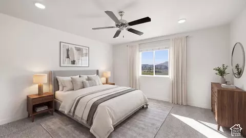Bedroom - 4327 E Oconnell Ln, Eagle Mountain, UT 84005 photo 3 of 6