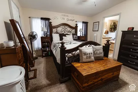 Bedroom - 15079 E 5500 S, Randlett, UT 84063 photo 3 of 4