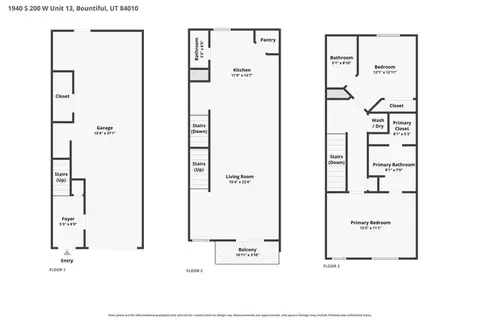 Floorplan - 1940 S 200 W #13, Bountiful, UT 84010 photo 1 of 1
