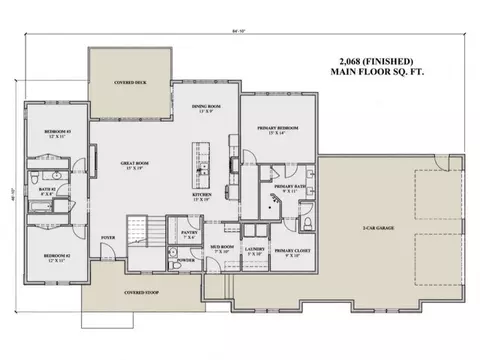 Floorplan - 5011 Cougar Run #22, Fairview, UT 84629 photo 1 of 2