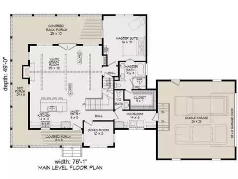 Floorplan - 5100 Cougar Run #48, Fairview, UT 84629 photo 1 of 2