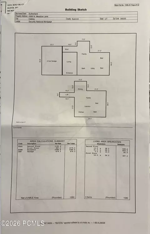 Floorplan - 4366 N Meadow Ln, Oakley, UT 84055 photo 1 of 1