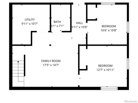 Floorplan - 649 Perry St, Denver, CO 80204 photo 1 of 3