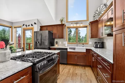 Kitchen - 203 Valley View Ln, Pine, CO 80470 photo 2 of 3