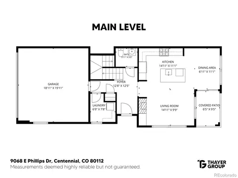 Floorplan - 9068 E Phillips Dr, Englewood, CO 80112 photo 1 of 2