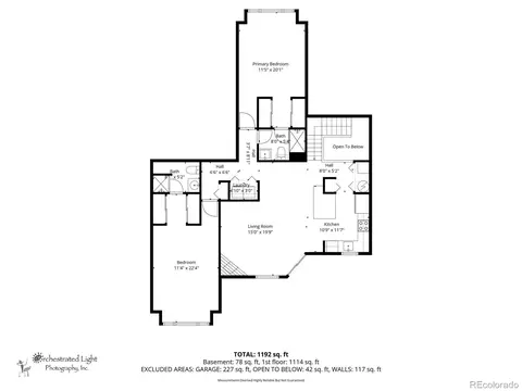 Floorplan - 12513 E Pacific Cir #D, Aurora, CO 80014 photo 1 of 3