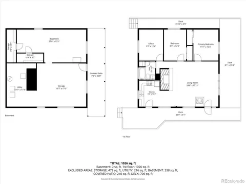 Floorplan - 168 Juniper Ln, Bailey, CO 80421 photo 1 of 3
