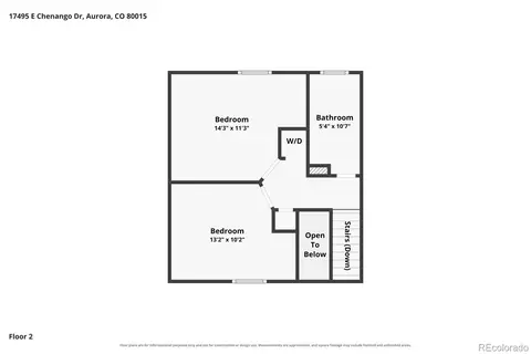 Floorplan - 17495 E Chenango Dr, Aurora, CO 80015 photo 3 of 3