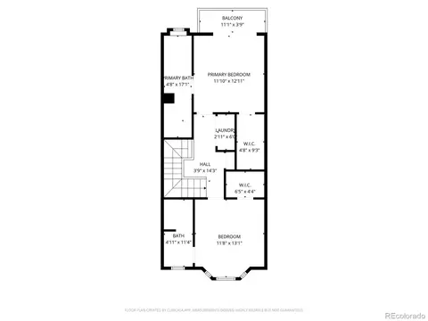 Floorplan - 8182 E 29th Ave, Denver, CO 80238 photo 3 of 4