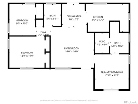 Floorplan - 6920 E 5th Ave, Denver, CO 80220 photo 1 of 1