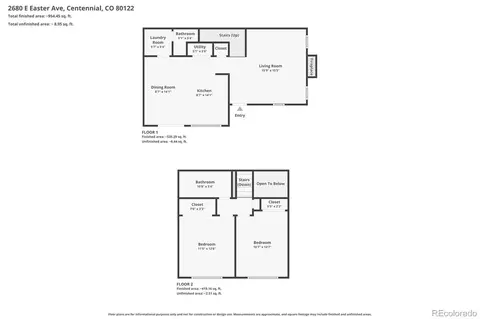 Floorplan - 2680 Easter Ave, Centennial, CO 80122 photo 3 of 3