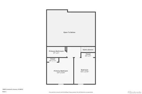 Floorplan - 19583 E Linvale Dr, Aurora, CO 80013 photo 3 of 3