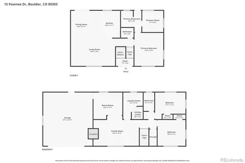Floorplan - 15 Pawnee Dr, Boulder, CO 80303 photo 3 of 3