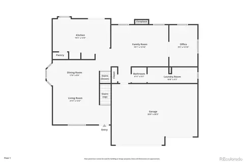 Floorplan - 16273 Windsor Creek Dr, Monument, CO 80132 photo 1 of 3