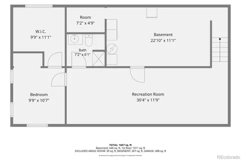 Floorplan - 16867 E Linvale Pl, Aurora, CO 80013 photo 1 of 2