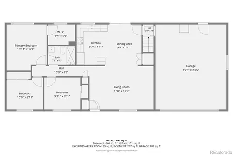 Floorplan - 16867 E Linvale Pl, Aurora, CO 80013 photo 2 of 2