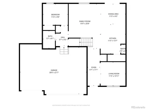 Floorplan - 7427 E 159th Pl, Thornton, CO 80602 photo 1 of 3